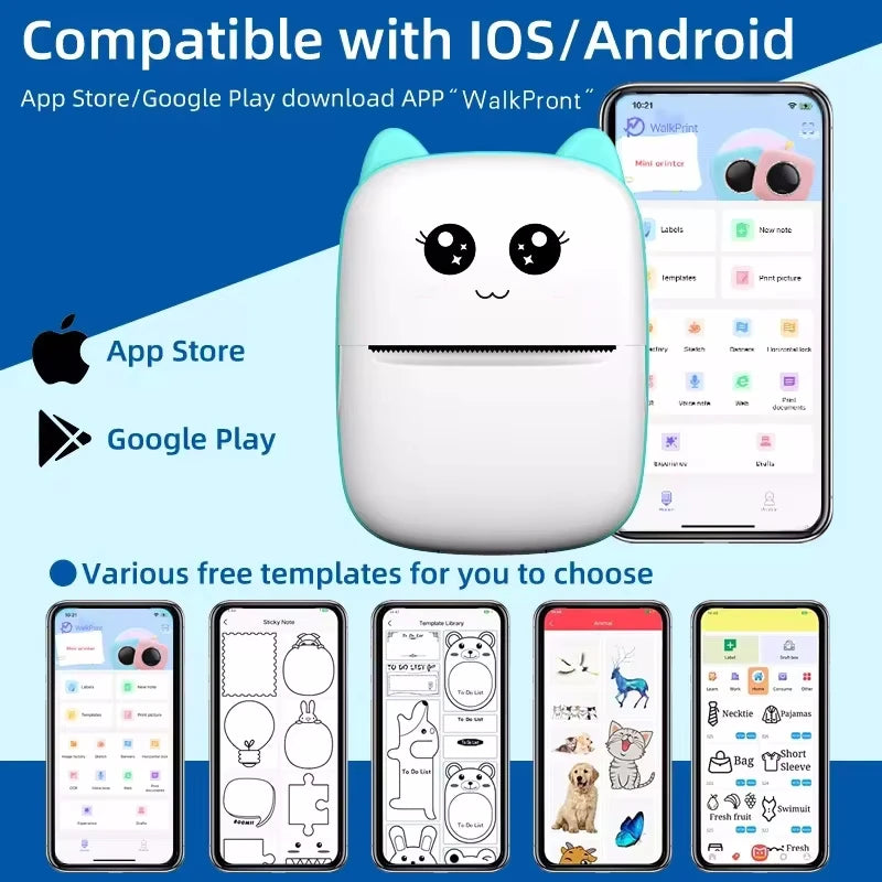 Impresora Térmica Mini CAT para Android y IOS