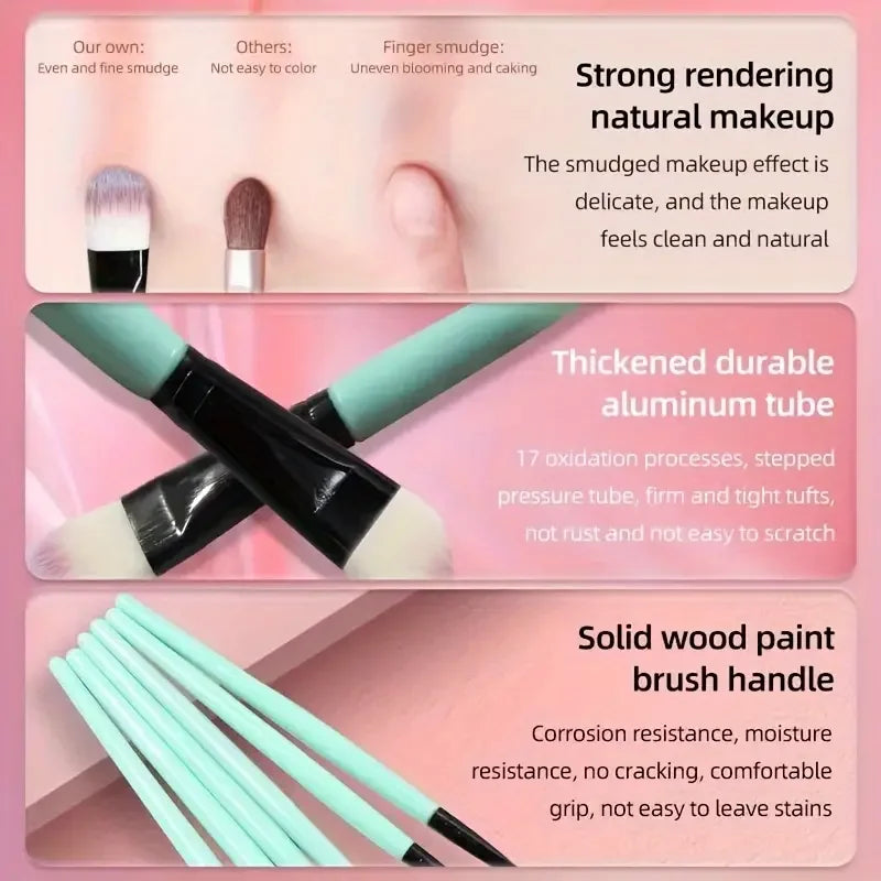 Juego de 20 brochas de maquillaje, para sombras de ojos y maquillaje