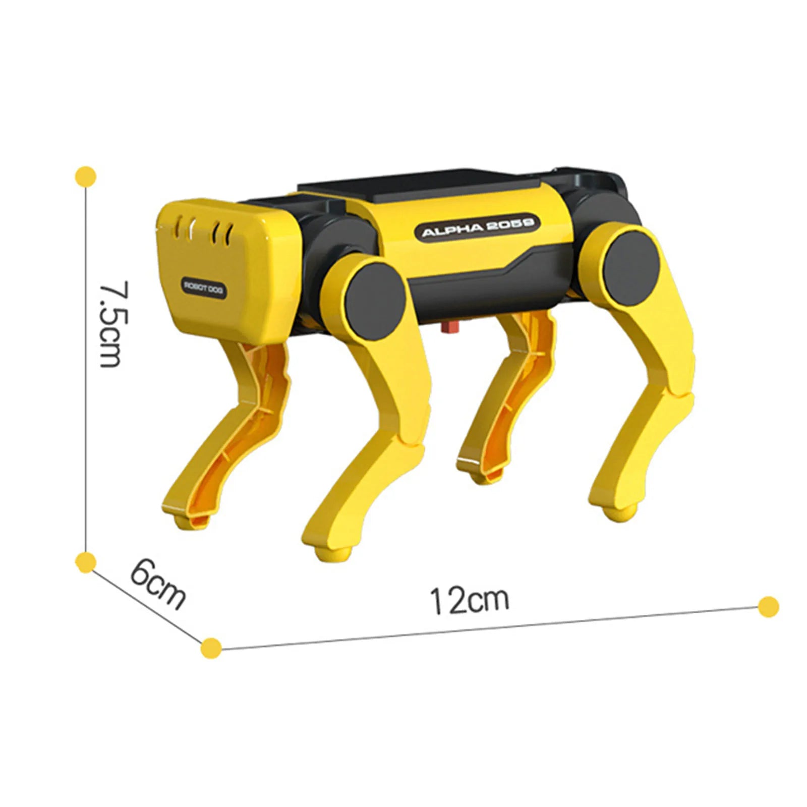 Juguete Rompecabezas de Ciencia y Tecnología, perro mecánico eléctrico solar para niños, juguete educativo inteligente.